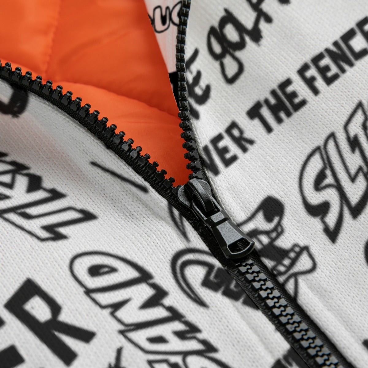 GGGOAT GOLF FLEECE COLLAR BOMBER WHITE