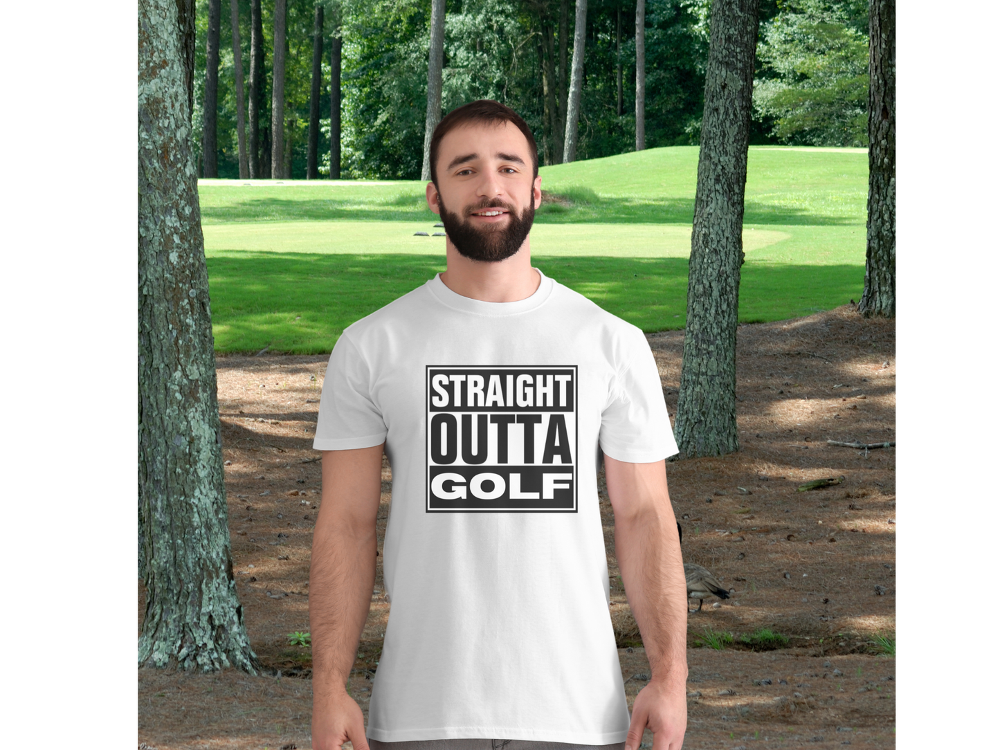 GGGOAT GOLF STRAIGHT OUTTA GOLF T-SHIRT