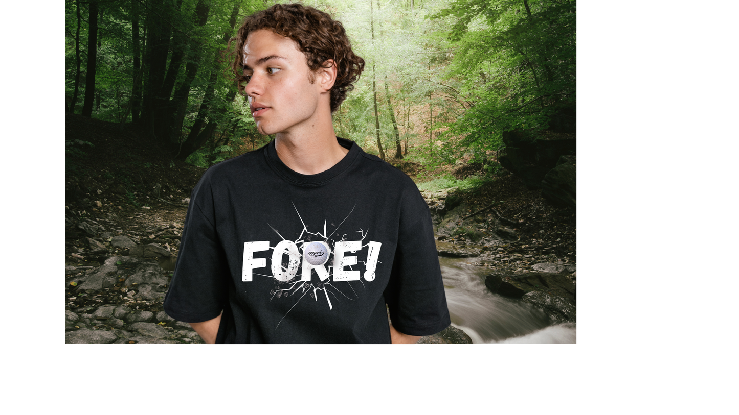 GGGOAT GOLF FORE! T-SHIRT