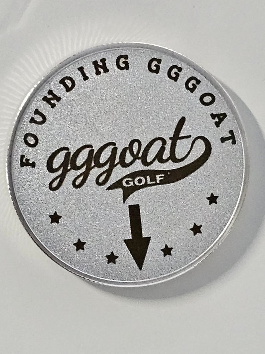 FOUNDING GGGOAT BALL MARKER COIN LARGE 2024