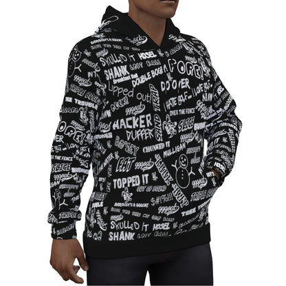 GGGOAT GOLF - HACKER/DUFFER - Men's Pullover Hoodie Black