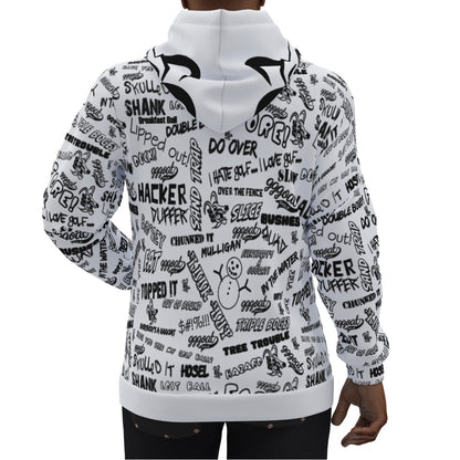 GGGOAT GOLF - HACKER/DUFFER - Men's Pullover Hoodie White