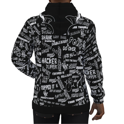 GGGOAT GOLF - HACKER/DUFFER - Men's Pullover Hoodie Black