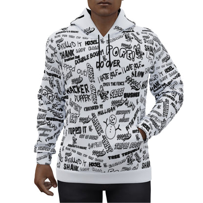 GGGOAT GOLF - HACKER/DUFFER - Men's Pullover Hoodie White